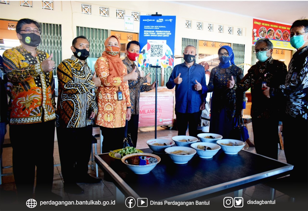 Launching Pusat Kuliner Pasar Bantul dan Bantul Collaborative Lounge.